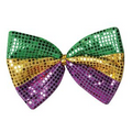 Jumbo Mardi Gras Glitz 'N Gleam Bow Tie